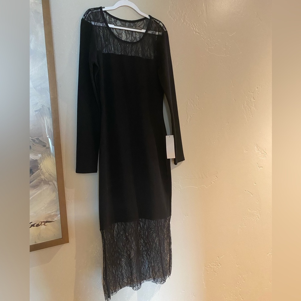 BCBG| xs| black dress| NWT